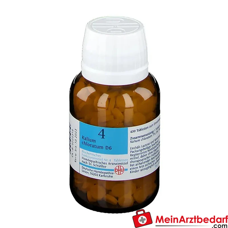 DHU Biochemie 4 Kalium Chloratum D6 Tabletten, 200 St.