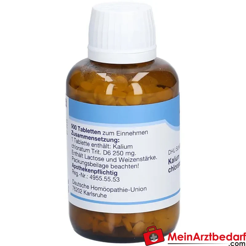 DHU Biochemie 4 Kalium Chloratum D6 Tabletten, 200 St.
