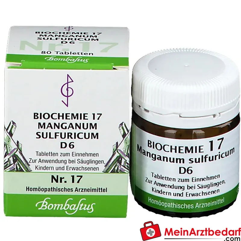 BIOCHEMIE 17 Manganum sulfuricum D6 250 mg Tabletten