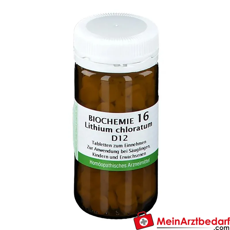 Biochemie 16 Lithium chloratum D6/D12 250 mg Tabletten