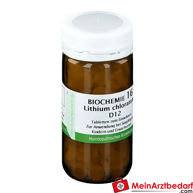 Biochemie 16 Lithium chloratum D6/D12 250 mg Tabletten