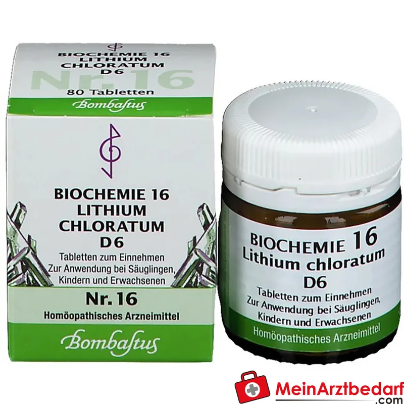Biochemie 16 Lithium chloratum D6 250 mg Tabletten