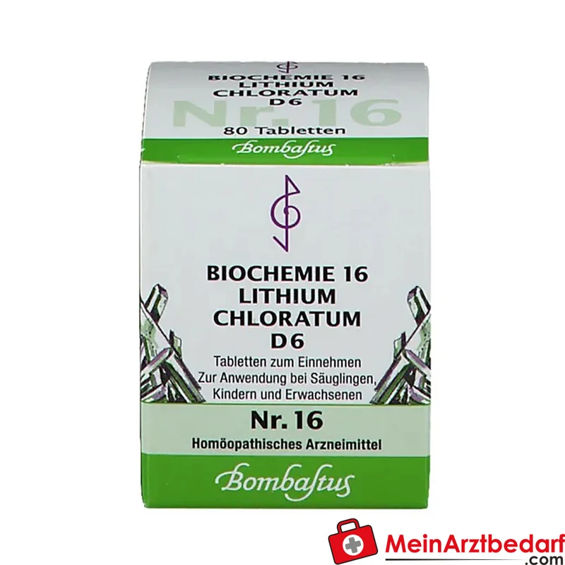 Biochemie 16 Lithium chloratum D6 250 mg Tabletten