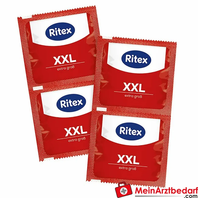 Ritex XXL Kondome 55 mm Breite 200 mm Länge Naturkautschuklatex 8 Stück