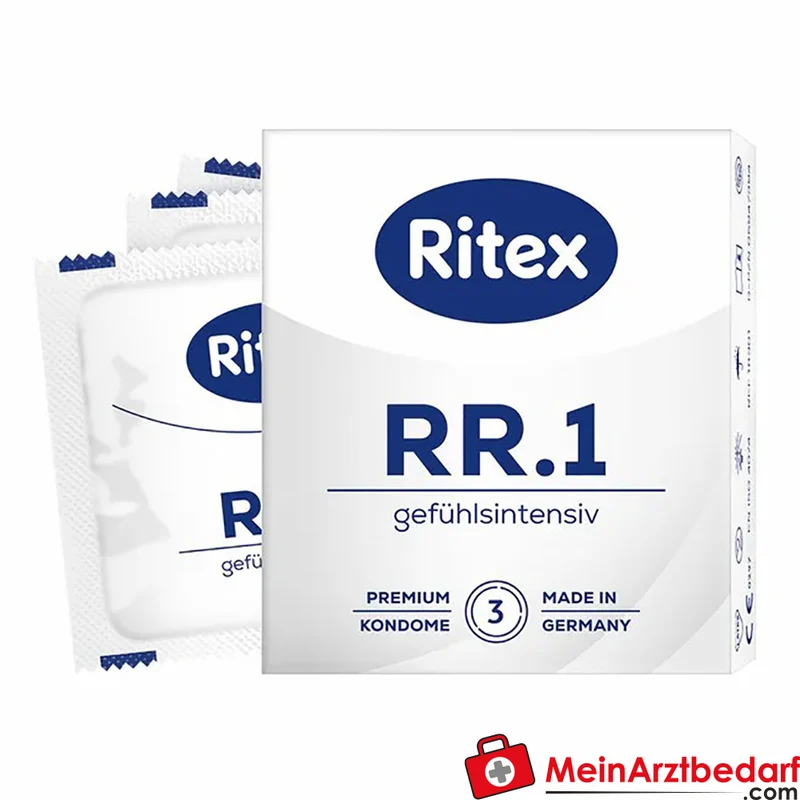 Ritex RR.1 Kondom hauchzart mit gefühlsaktivem Gleitfilm 1 Stück
