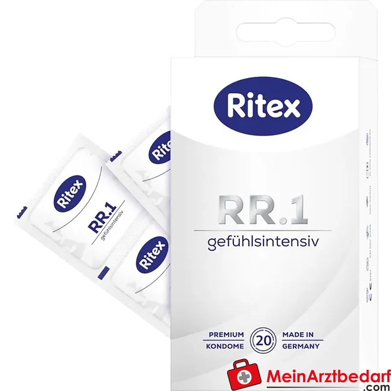 Ritex RR.1 Kondom hauchzart mit gefühlsaktivem Gleitfilm 1 Stück