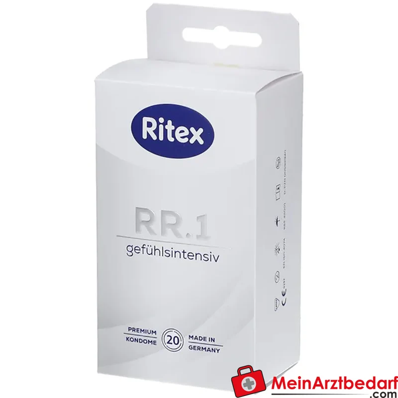 Ritex RR.1 Kondom hauchzart mit gefühlsaktivem Gleitfilm 1 Stück