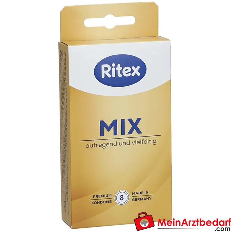 Ritex MIX Kondome, verschiedene Oberflächen, 10 Stück