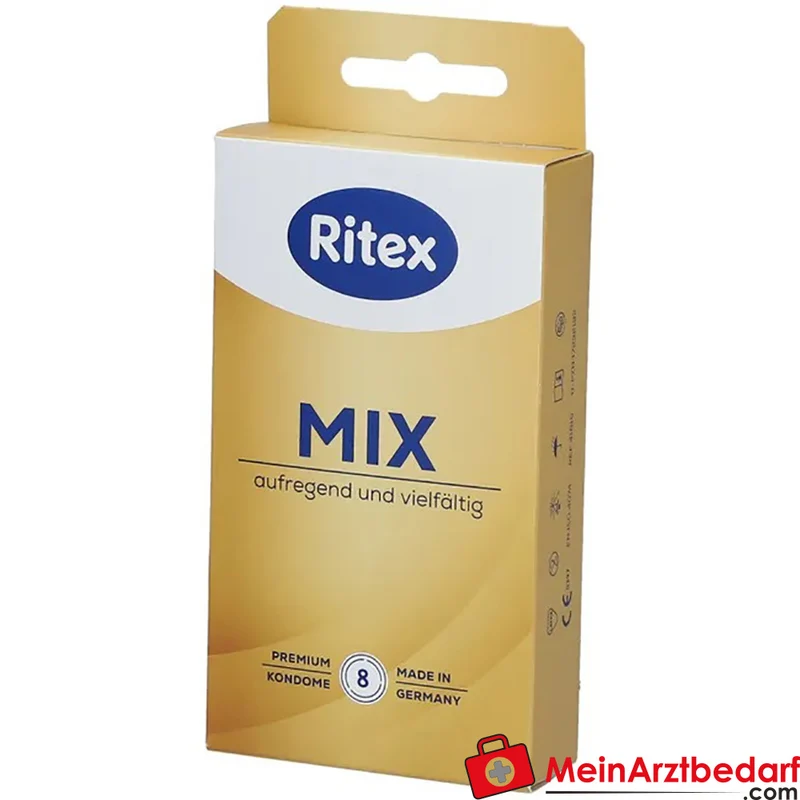 Ritex MIX Kondome, verschiedene Oberflächen, 10 Stück
