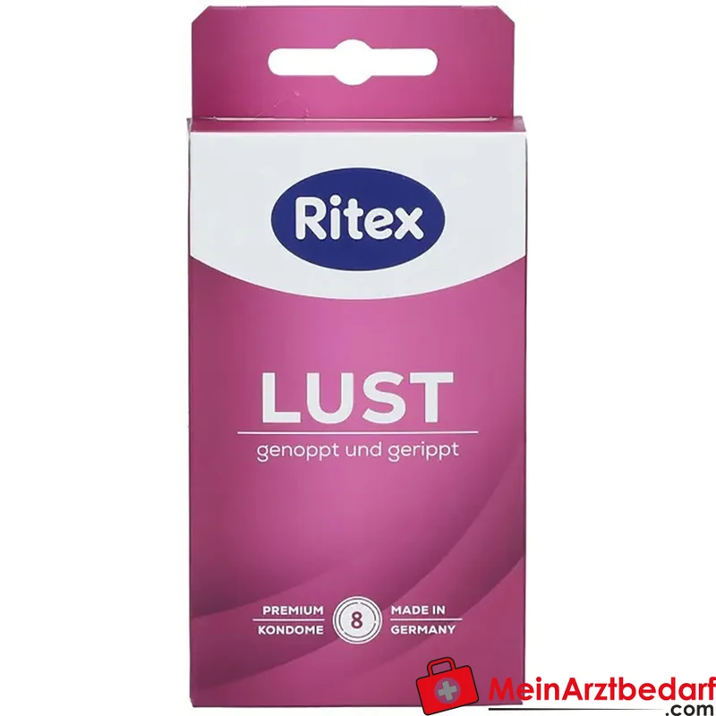 Ritex LUST Kondome genoppt und gerippt 1 Stück