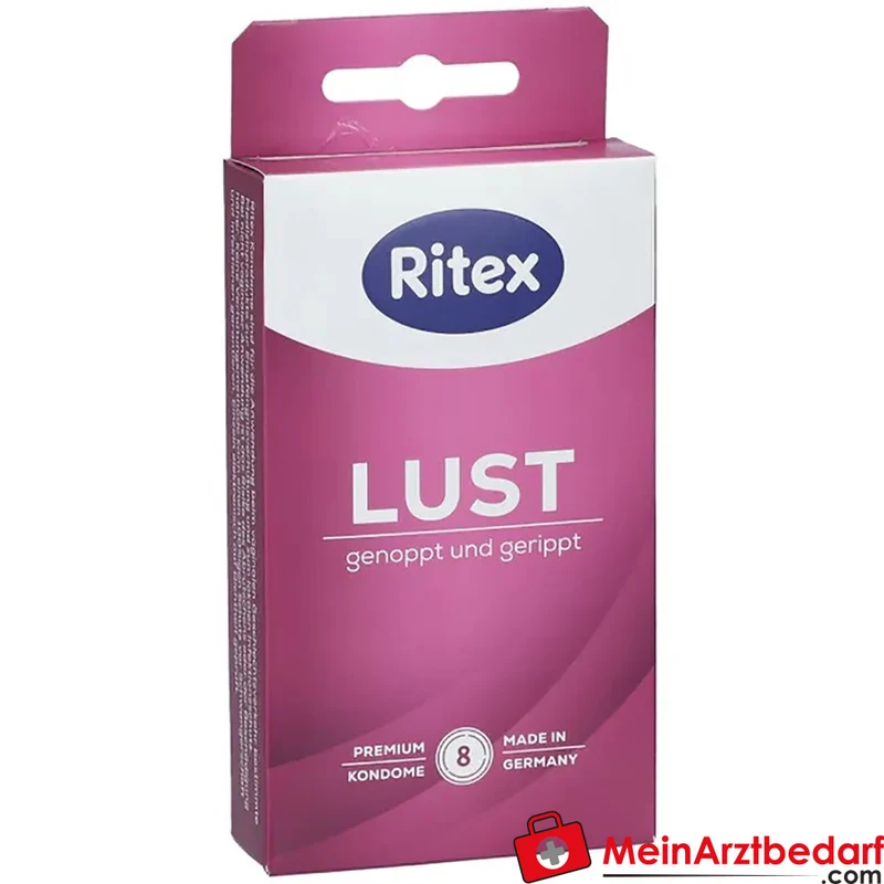 Ritex LUST Kondome genoppt und gerippt 1 Stück