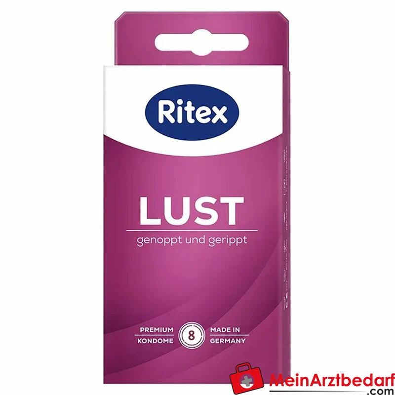 Ritex LUST Kondome genoppt und gerippt 1 Stück