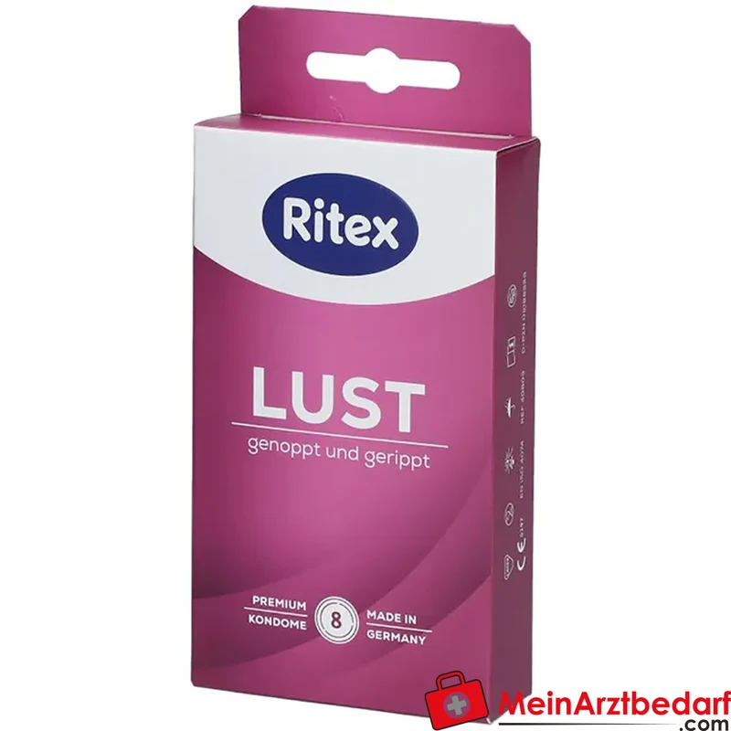 Ritex LUST Kondome genoppt und gerippt 1 Stück