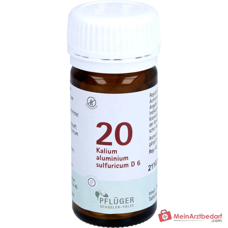 Biochemie Pflüger Nr. 20 Kalium aluminium sulfuricum D6 Tabletten, 100 St.