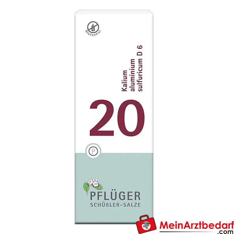 Biochemie Pflüger Nr. 20 Kalium aluminium sulfuricum D6 Tabletten, 100 St.