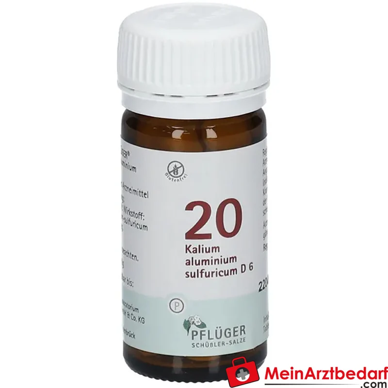 Biochemie Pflüger Nr. 20 Kalium aluminium sulfuricum D6 Tabletten, 100 St.