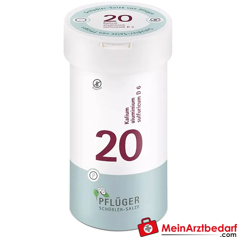 Biochemie Pflüger Nr. 20 Kalium aluminium sulfuricum D6 Tabletten, 100 St.