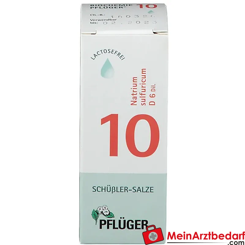 Biochemie Pflüger Nr. 10 Natrium sulfuricum D6 Tropfen