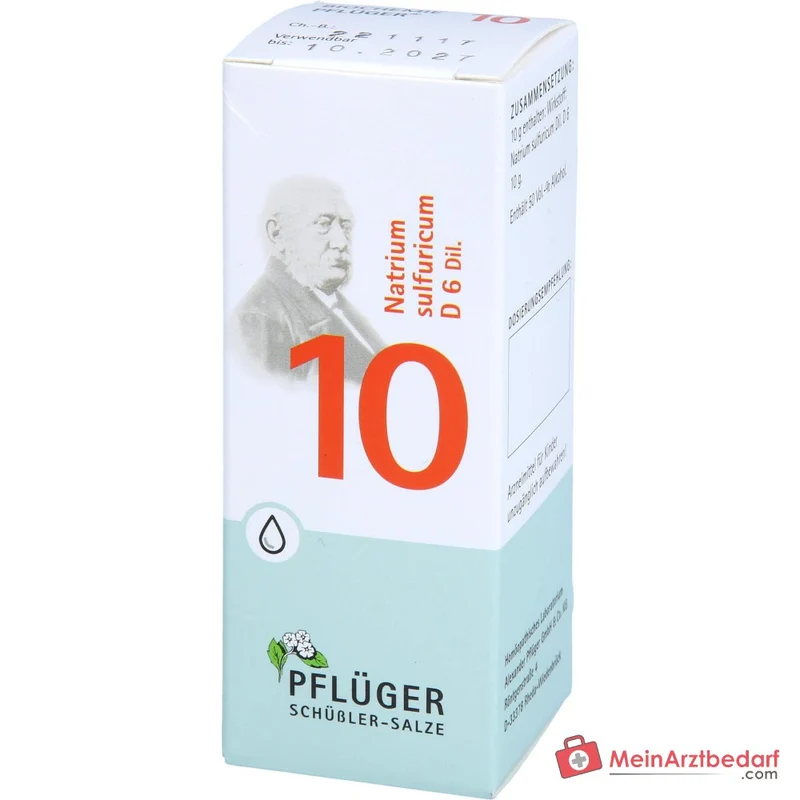Biochemie Pflüger Nr. 10 Natrium sulfuricum D6 Tropfen