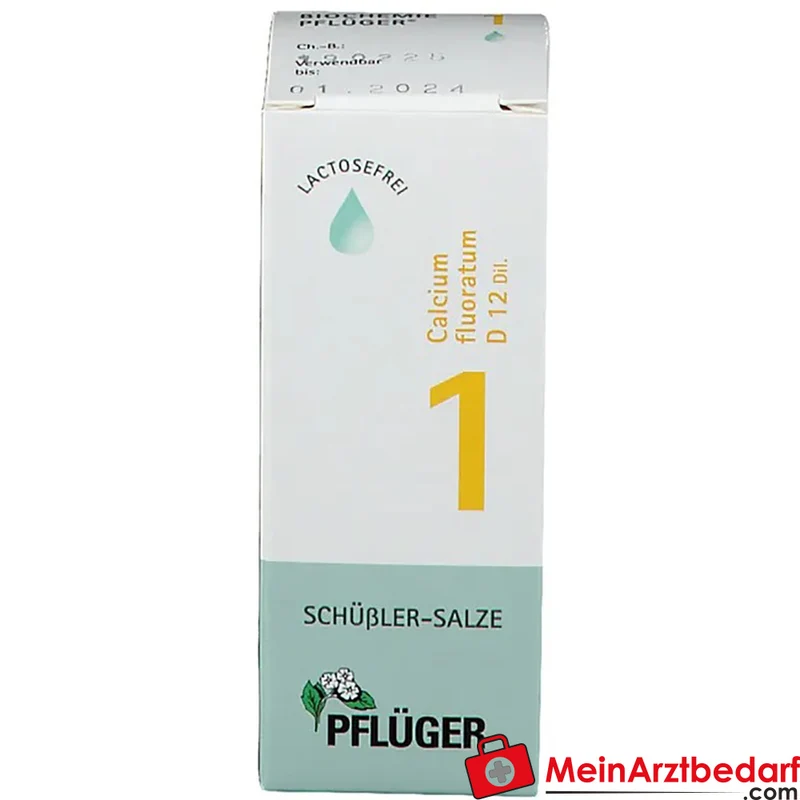 Biochemie Pflüger Nr. 1 Calcium fluoratum D12 Tropfen, 100 ml