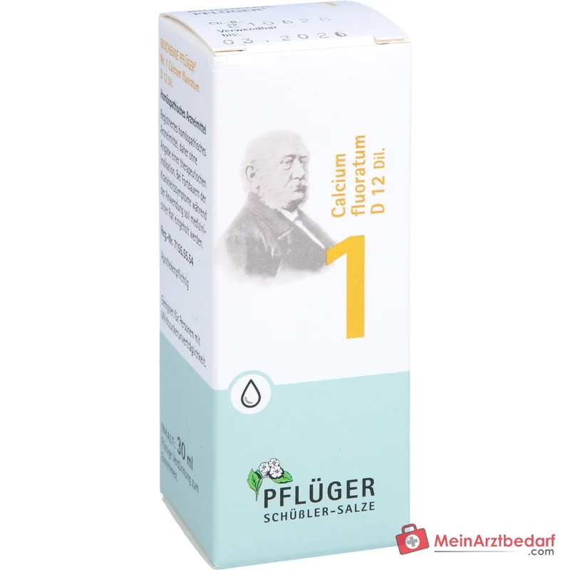 Biochemie Pflüger Nr. 1 Calcium fluoratum D12 Tropfen, 100 ml