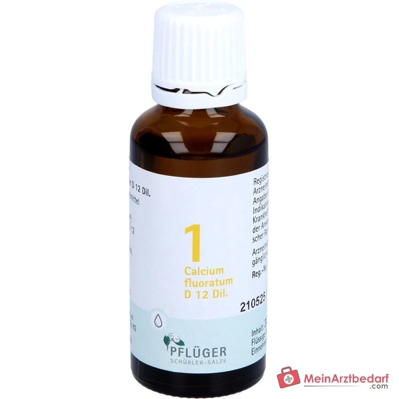Biochemie Pflüger Nr. 1 Calcium fluoratum D12 Tropfen, 100 ml