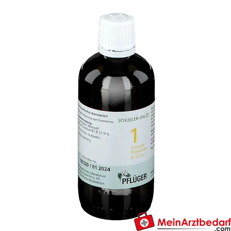 Biochemie Pflüger Nr. 1 Calcium fluoratum D12 Tropfen, 100 ml