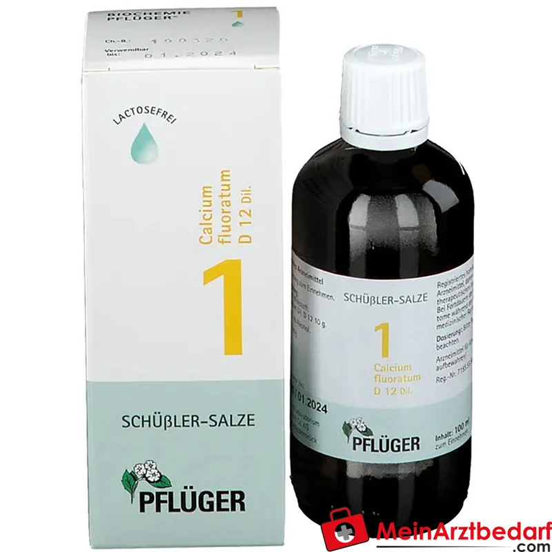 Biochemie Pflüger Nr. 1 Calcium fluoratum D12 Tropfen, 100 ml