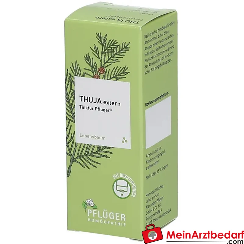 Pflüger Thuja extern Tinktur Thuja occidentalis Urtinktur, 20 ml