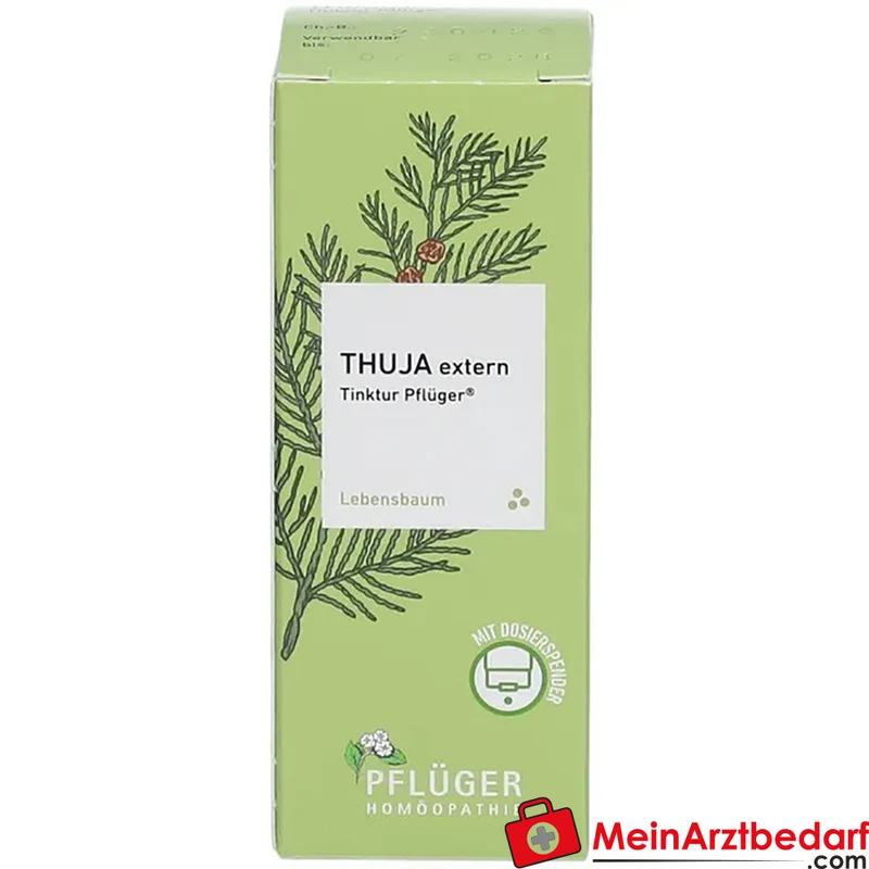 Pflüger Thuja extern Tinktur Thuja occidentalis Urtinktur, 20 ml