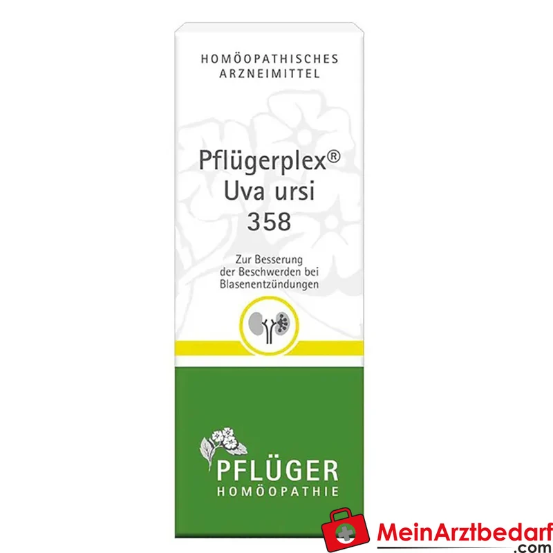 Pflüger Pflügerplex Uva ursi 358 Aconitum napellus / Arctostaphylos uva-ursi / Colocynthis / Hydrargyrum bichloratum / Lytta vesicatoria / Solanum dulcamara / Thuja occidentalis Tabletten, 100 St.