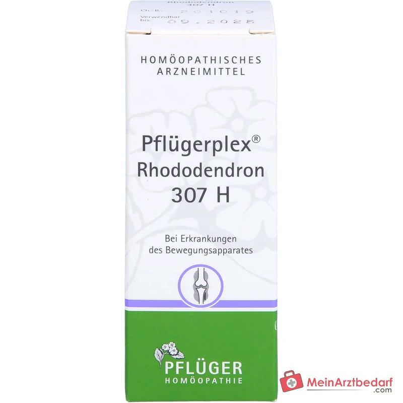 Pflüger Pflügerplex Rhododendron 307 H Acidum silicicum / Bryonia / Chelidonium majus / Filipendula ulmaria / Guajacum / Rhododendron / Thuja occidentalis Tabletten, 100 St.