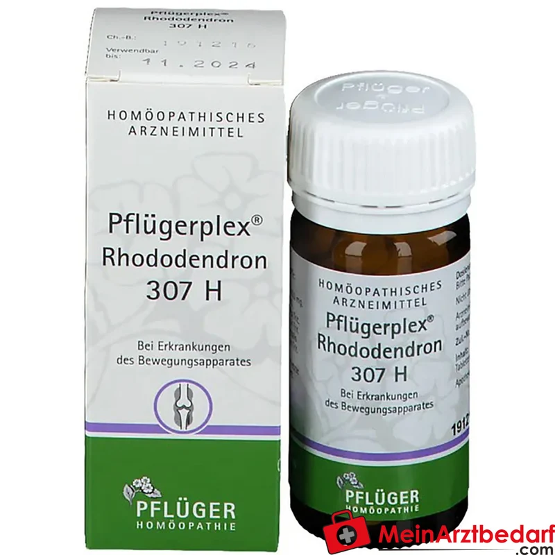 Pflüger Pflügerplex Rhododendron 307 H Acidum silicicum / Bryonia / Chelidonium majus / Filipendula ulmaria / Guajacum / Rhododendron / Thuja occidentalis Tabletten, 100 St.