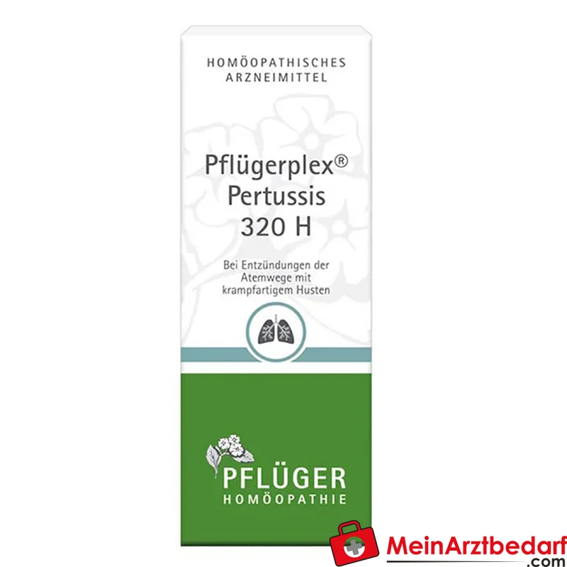 Pflüger Pflügerplex Pertussis 320 H Carbo vegetabilis / Ipecacuanha / Cuprum metallicum / Drosera / Hyoscyamus niger / Narcissus pseudonarcissus / Spongilla lacustris / Dactylopius coccus Tabletten, 100 St.