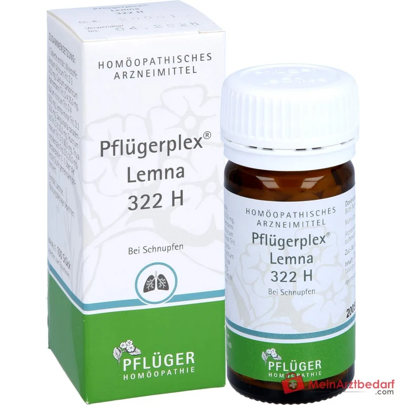 Pflügerplex Lemna 322 H Tabletten 100 St (Teucrium marum, Thuja occidentalis, Sanguinaria canadensis)