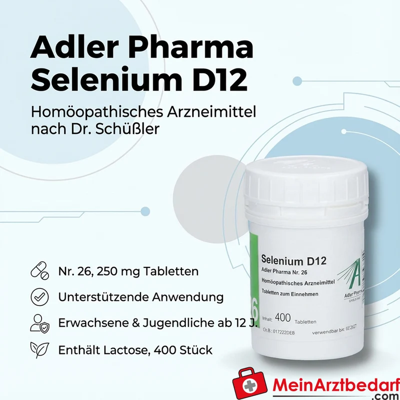 Adler Pharma Selenium D12 Nr. 26 250 mg Tabletten