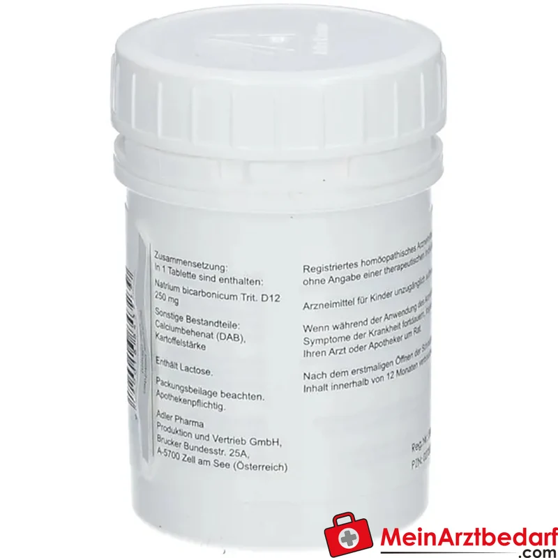 Adler Pharma Natrium bicarbonicum D12 250 mg Tabletten Nr. 23