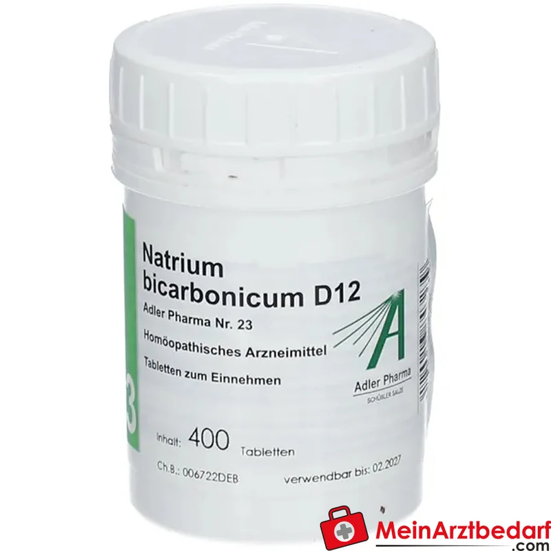Adler Pharma Natrium bicarbonicum D12 250 mg Tabletten Nr. 23