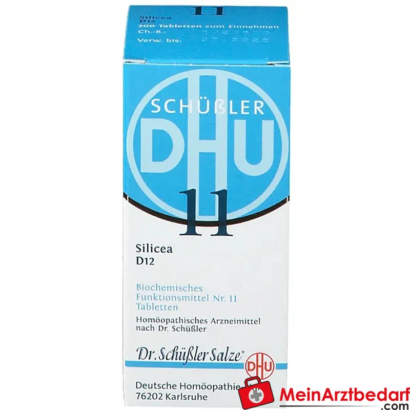 DHU Schüßler-Salz Nr. 11 Silicea D12 Acidum silicicum 250 mg Tabletten
