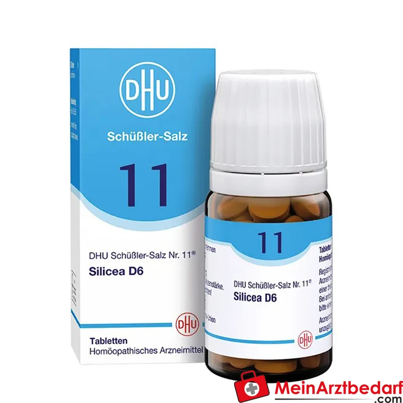 DHU Schüßler‑Salz Nr. 11 Silicea D6 250 mg Tabletten 80 Stück