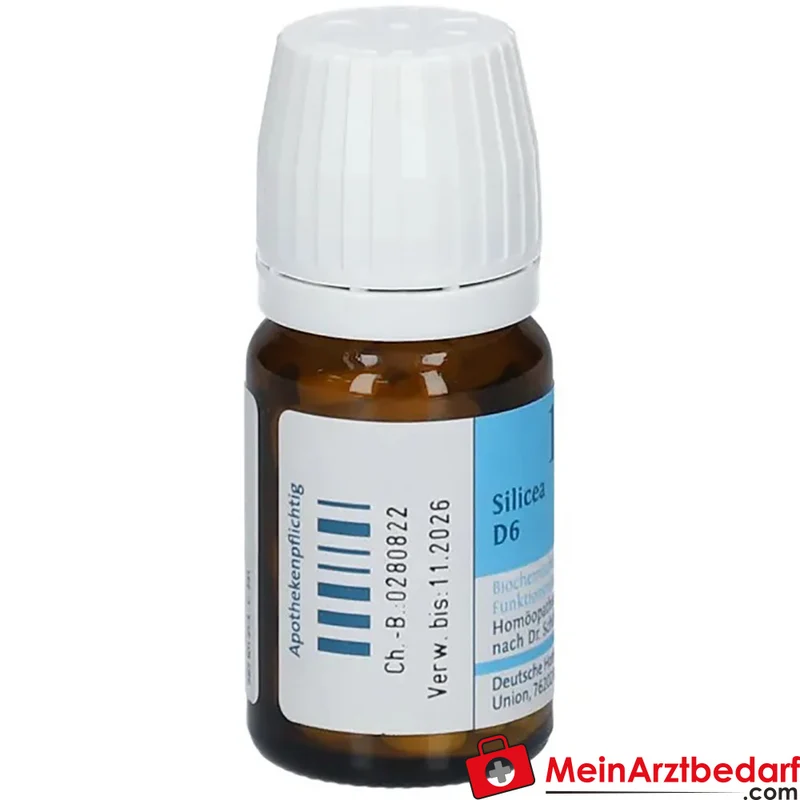 DHU Schüßler‑Salz Nr. 11 Silicea D6 250 mg Tabletten 80 Stück