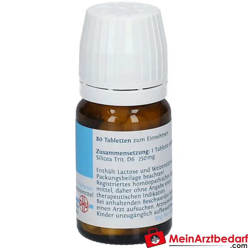 DHU Schüßler‑Salz Nr. 11 Silicea D6 250 mg Tabletten 80 Stück