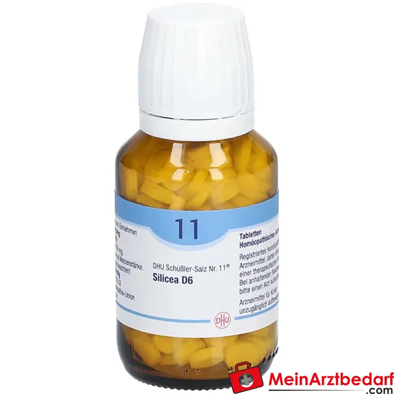 DHU Schüßler‑Salz Nr. 11 Silicea D6 250 mg Tabletten 80 Stück