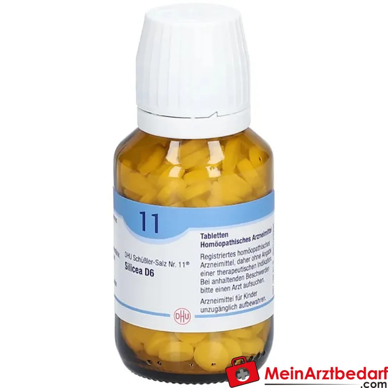 DHU Schüßler‑Salz Nr. 11 Silicea D6 250 mg Tabletten 80 Stück
