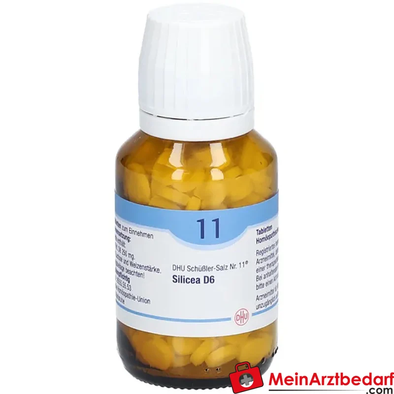 DHU Schüßler‑Salz Nr. 11 Silicea D6 250 mg Tabletten 80 Stück