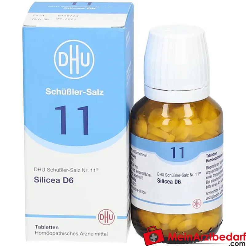 DHU Schüßler‑Salz Nr. 11 Silicea D6 250 mg Tabletten 80 Stück