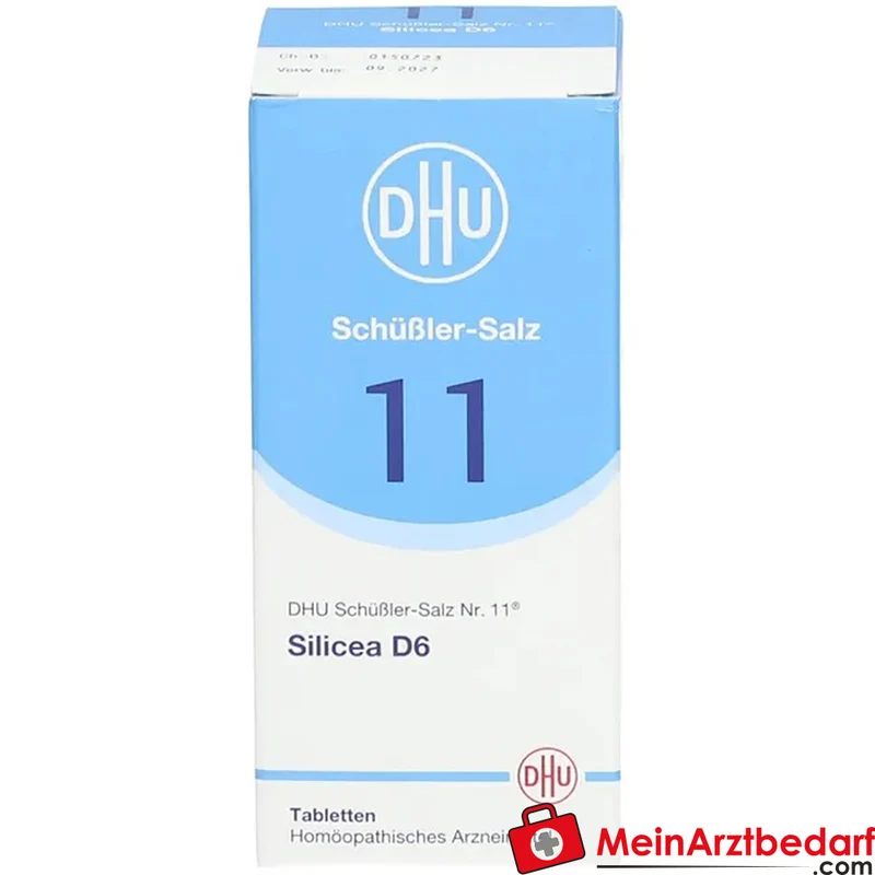 DHU Schüßler‑Salz Nr. 11 Silicea D6 250 mg Tabletten 80 Stück