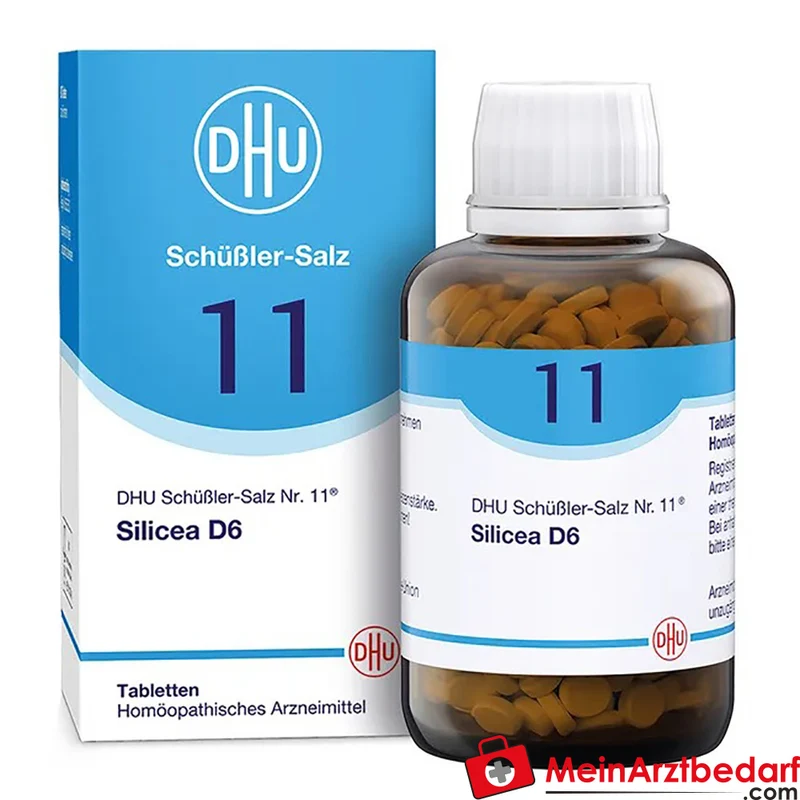 DHU Schüßler‑Salz Nr. 11 Silicea D6 250 mg Tabletten 80 Stück