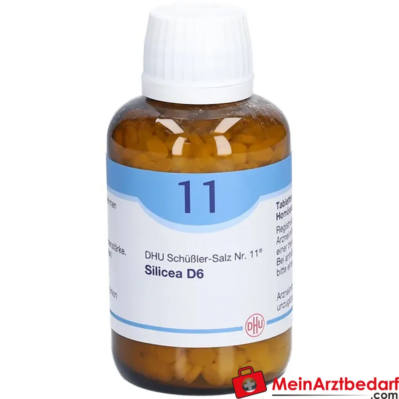 DHU Schüßler‑Salz Nr. 11 Silicea D6 250 mg Tabletten 80 Stück