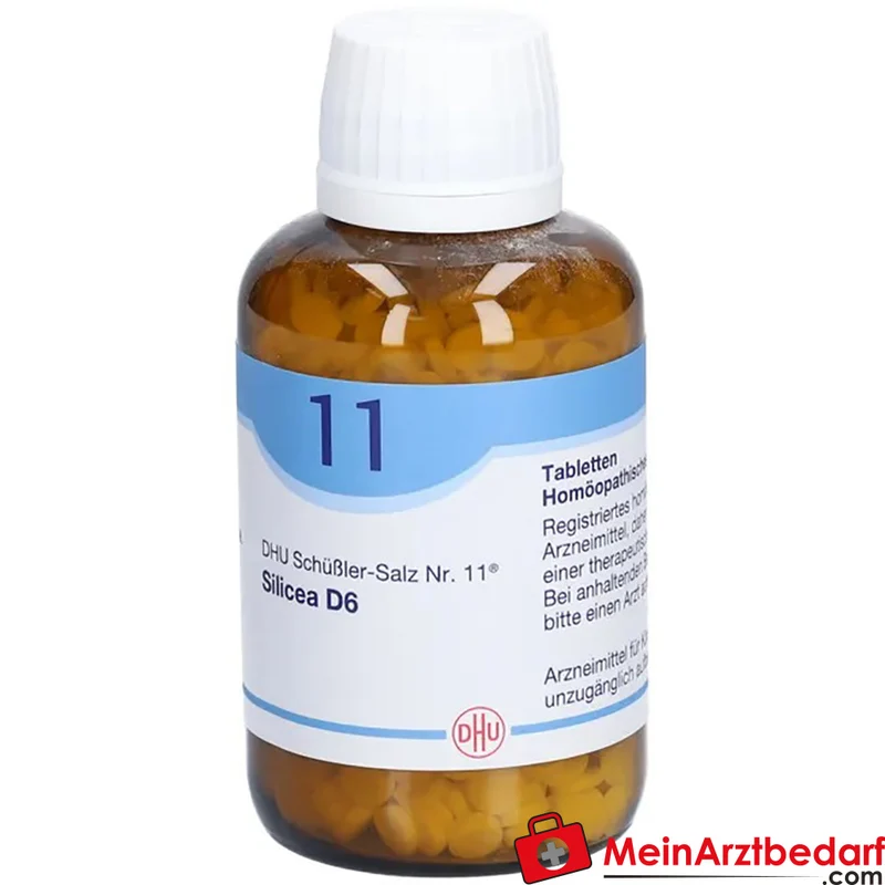 DHU Schüßler‑Salz Nr. 11 Silicea D6 250 mg Tabletten 80 Stück